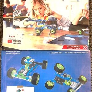 Erector By Meccano  Ingineering & Robotic  19603 Advanced Machines Building Set